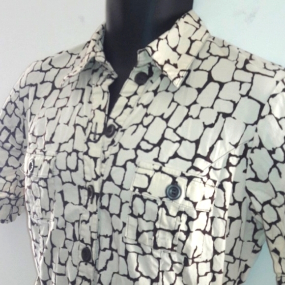 MERONA Button-Down Shirt Dress, Medium - Picture 7 of 10